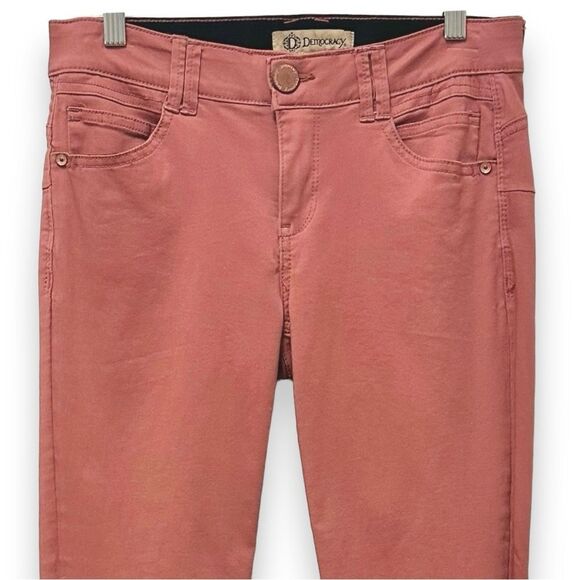 Democracy Women's Pink Rose Skinny Jeans - Picture 3 of 8